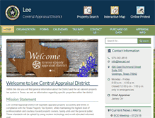 Tablet Screenshot of lee-cad.org